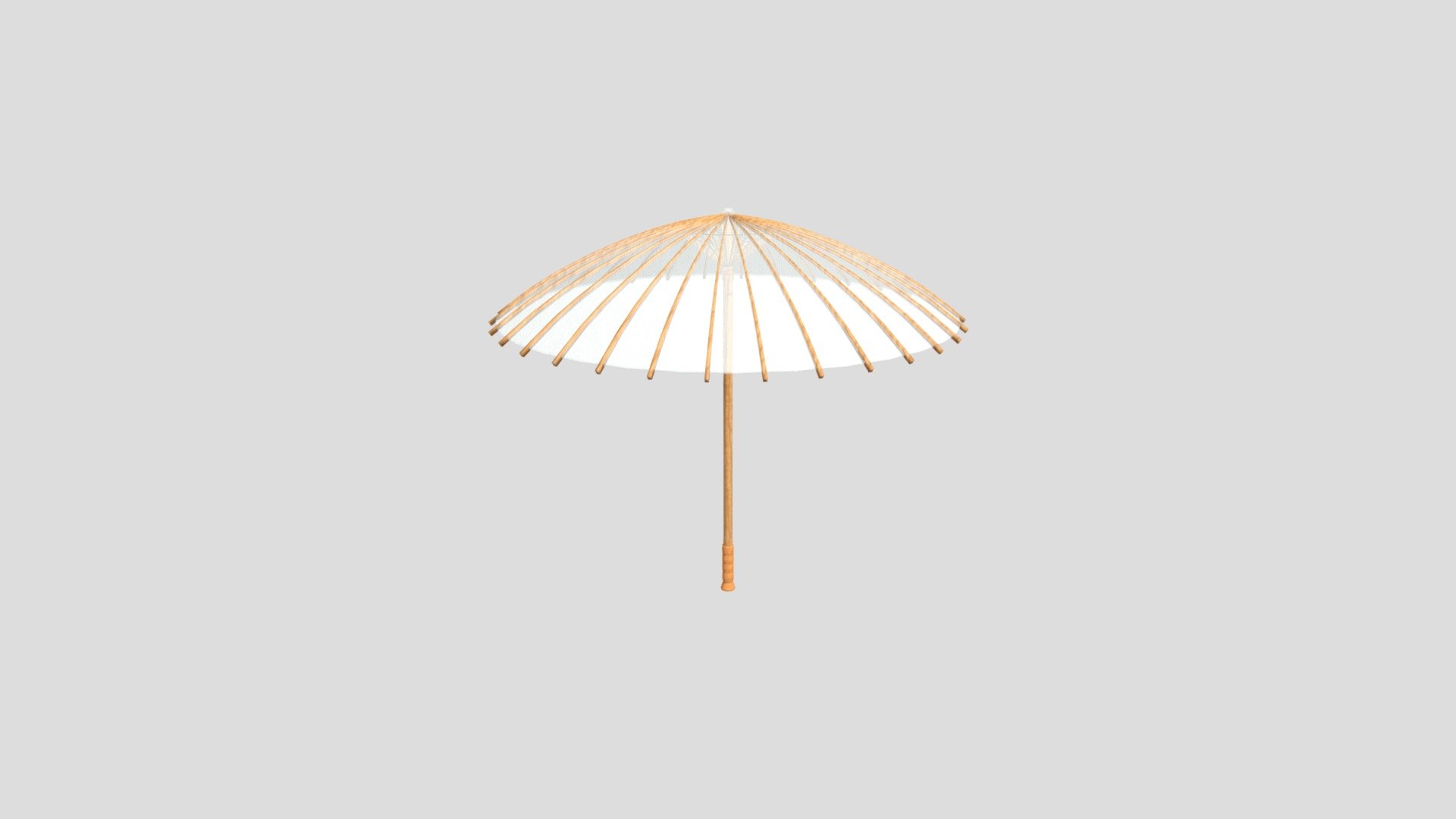 Textures: 2048 x 2048, Colors on texture: white, green, orange colors.

Has Normal Map: 2048 x 2048.

Materials: 2 - Parasol Umbrella, Wood.

Smooth shaded.

Mirrored.

Subdivision Level: 0

Origin located on handle-center.

Polygons: 12212

Vertices: 6402

Formats: Fbx, Obj, Stl, Dae.

I hope you enjoy the model! - Parasol Umbrella - Buy Royalty Free 3D model by Ed+ (@EDplus) 3d model