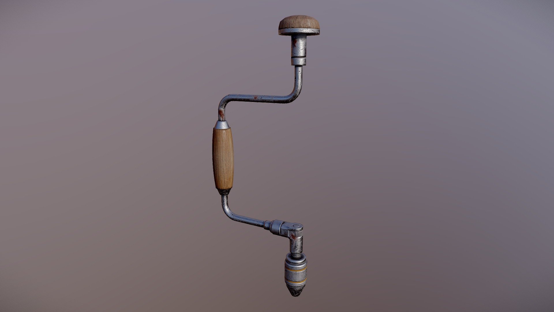 Hand drill - 3D model by bk_mafn 3d model
