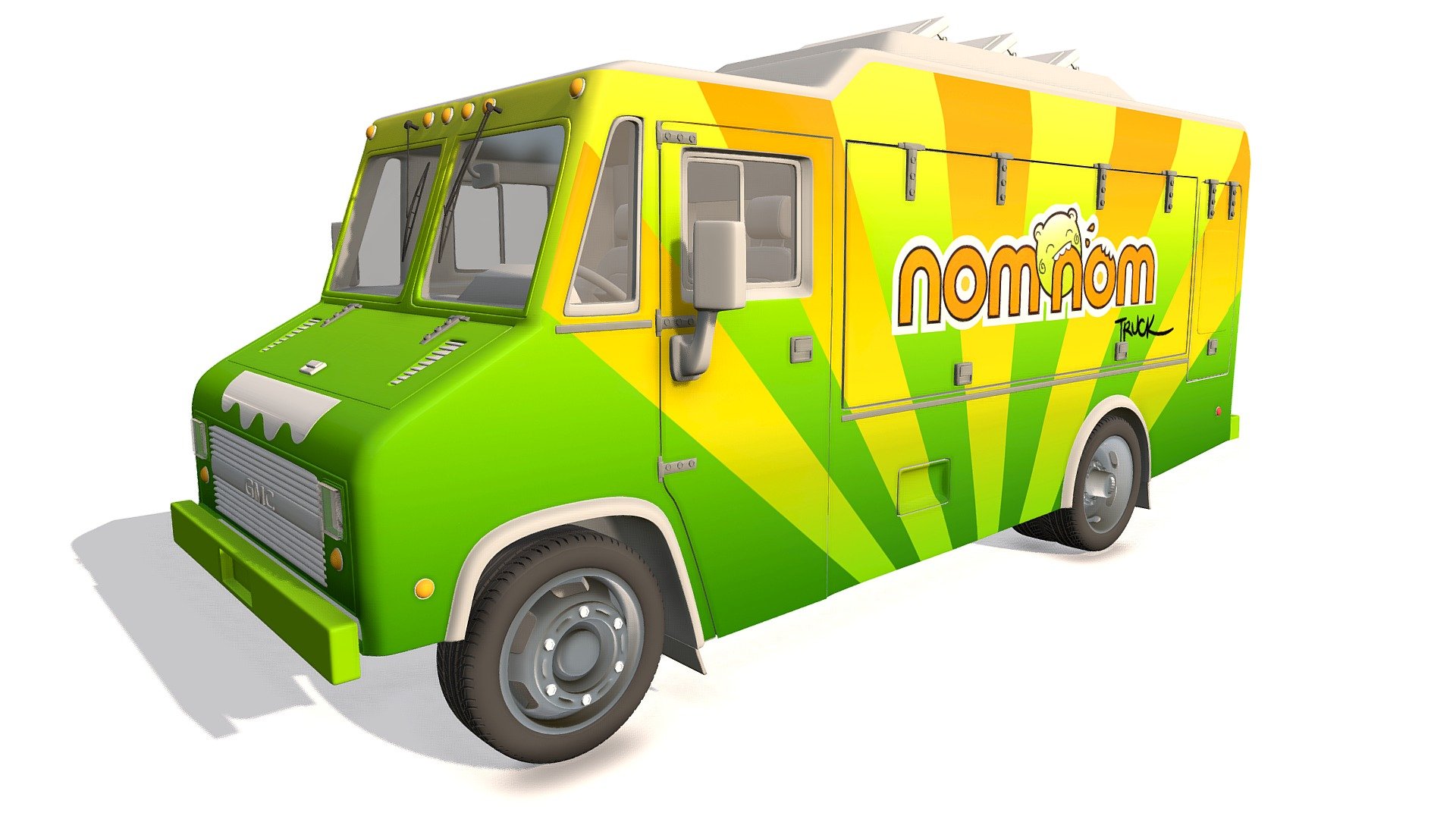 High quality 3d model of NomNom food truck with Semi-detailed interior.

If you need other 3d formats, please contact us 3d model