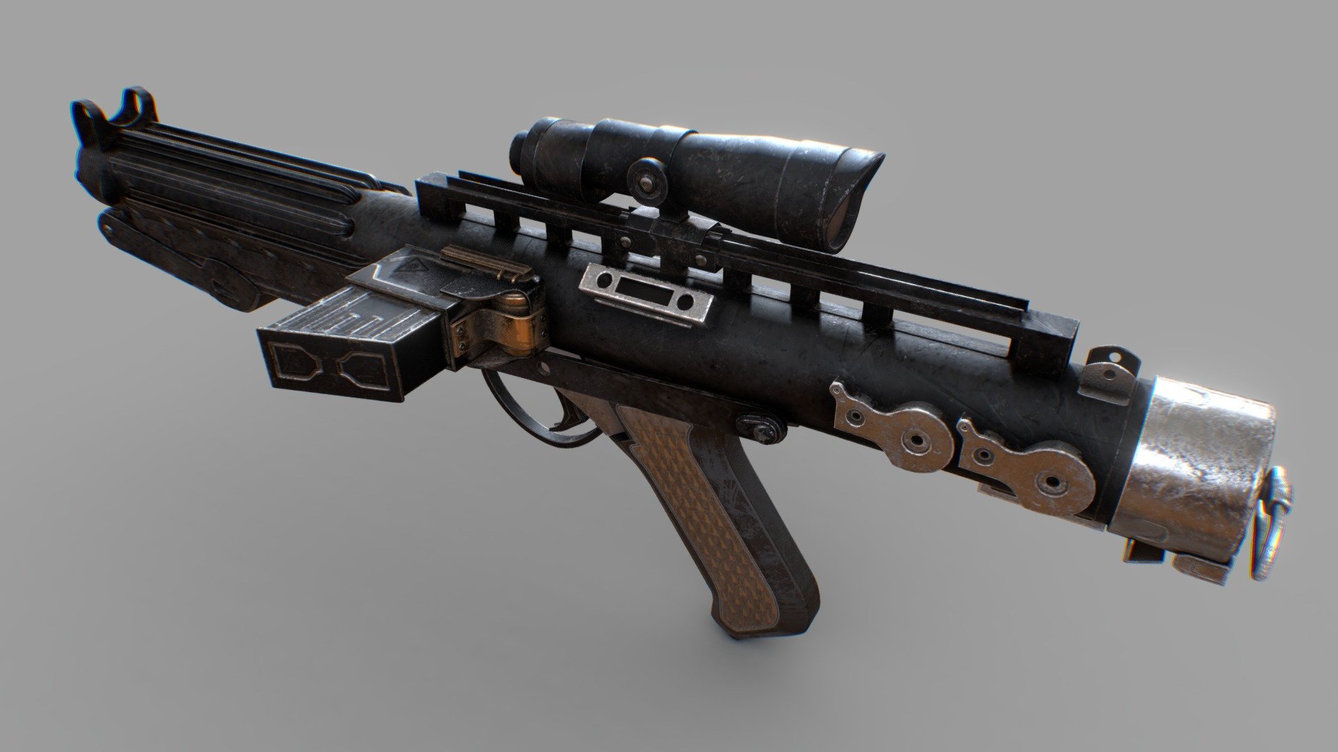 little project to study substance painter - Blaster E-11 - Download Free 3D model by operario 3d model