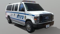 Ford 350 NYPD livery ford, 350, nypd