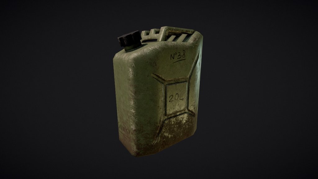 The last can of fuel left. 

A lowpoly jerrycan.
Modeled using Maya, baked and textured using Substance 3d model