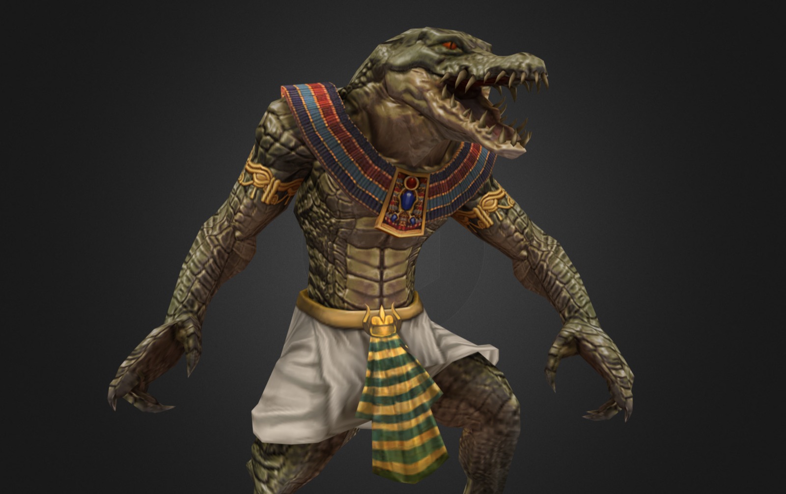 Diffuse 512 x 1

원화 신서영 

모델링 문동화

normal map, Complete map mix - Egypt Crocodile Man - Gunpie Adventure - 3D model by Moon dong hwa (@moondonghwa) 3d model
