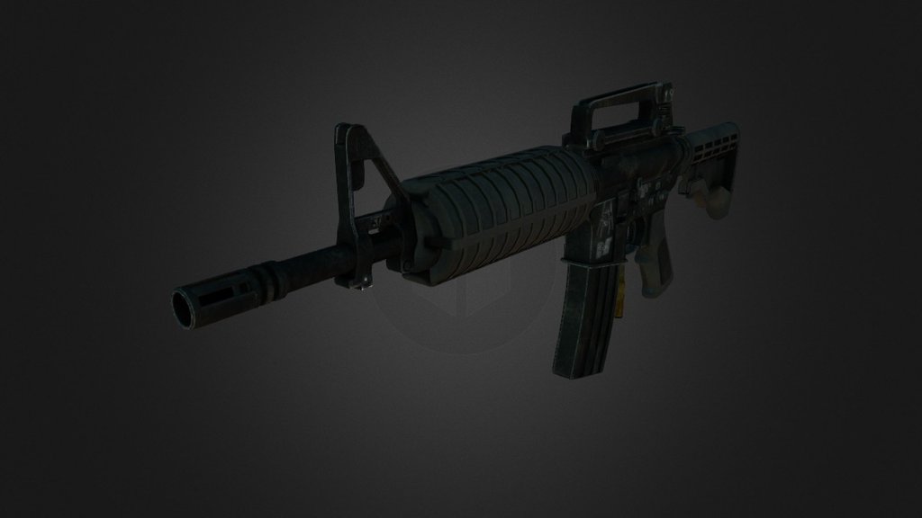 Spike's Tactical AR-15 Game Model  - AR-15 FPS Model - 3D model by drawnwithlead 3d model