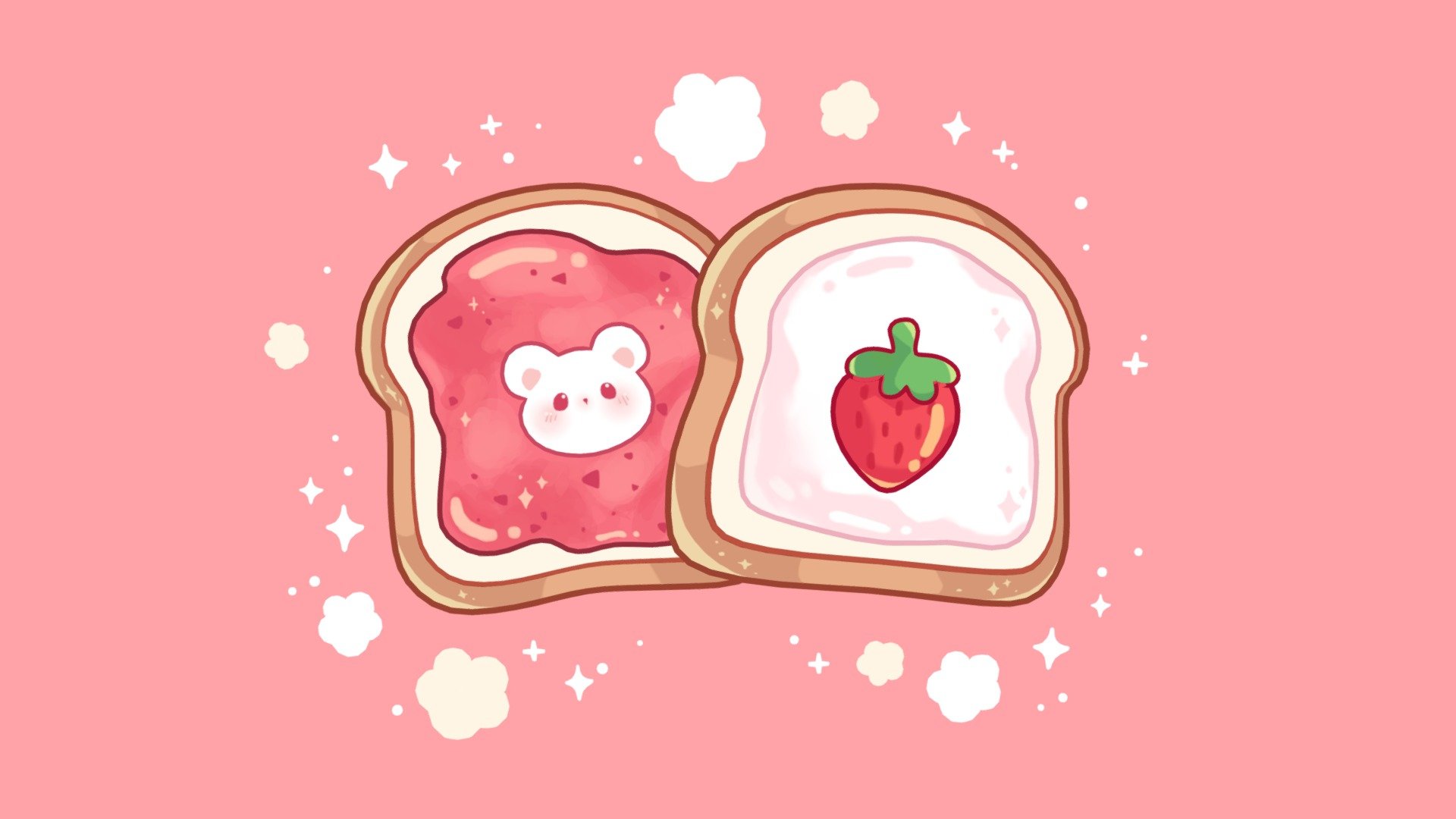 Another model for #SketchfabWeeklyChallenge! 🍓 Theme: Snack. Based on this amazing artwork: https://www.instagram.com/p/CR9NLVGL87u/?hl=en by @sueweetie_arts on Instagram - Strawberry Toast - Buy Royalty Free 3D model by natela 3d model