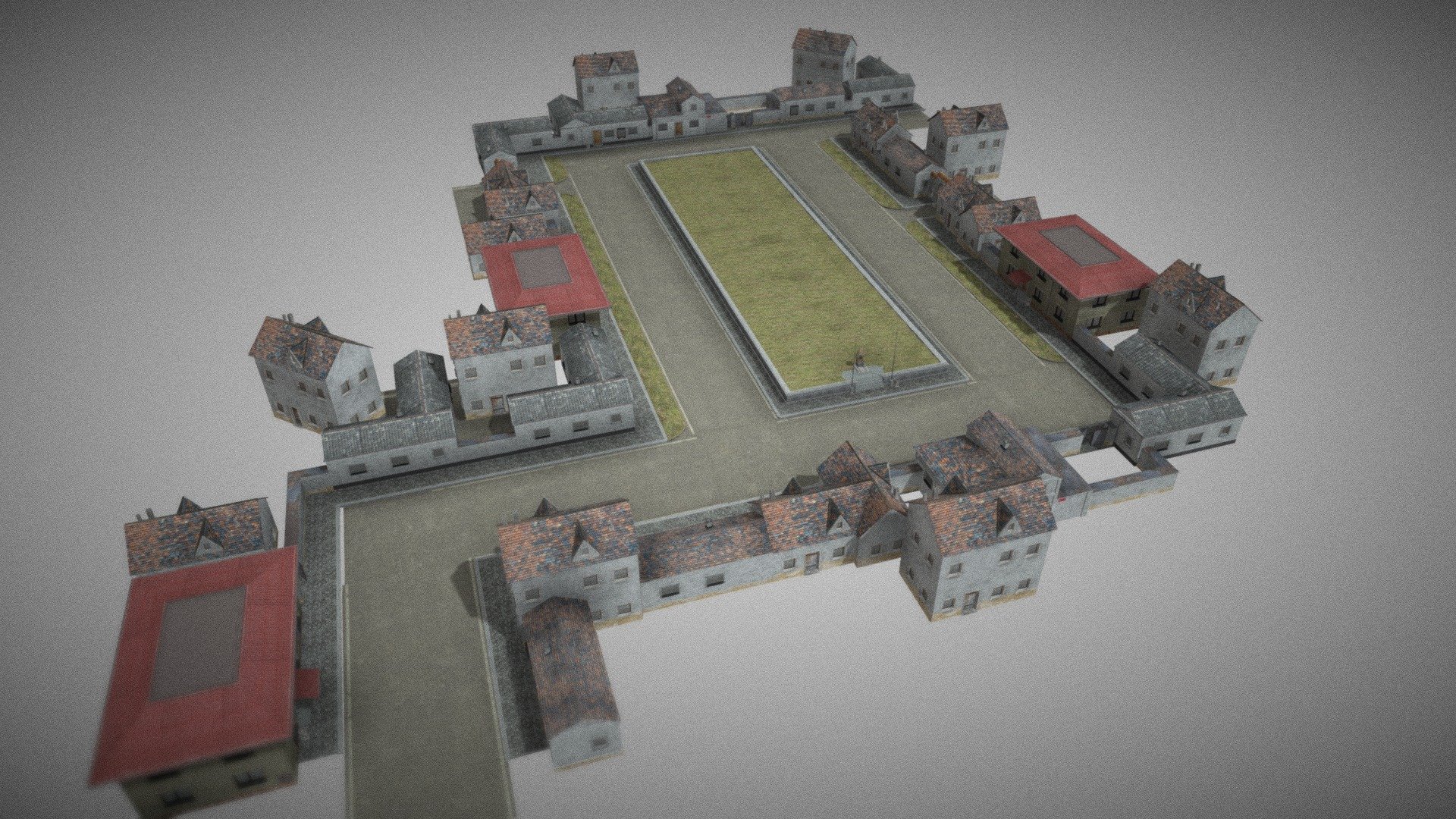 Historic reconstruction of village during socialism in Czechoslovakia.

This model was part of a 360° VR experience about life in a Czechoslovak Socialist Republic made for traveling exhibition 2019 - Socialist village - 3D model by Sebastian.Dohnal 3d model