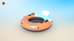 Inflatable Wheel Beach Toy toy, river, lake, fitness, inflatable, water, beach, floating, relax, swim, swimming, watercraft, vehicle, sport, rapid-rider