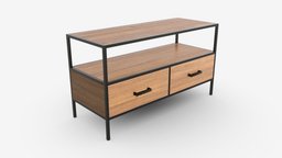 TV table Seaford 01 room, modern, tv, stand, studio, small, flat, apartment, table, living, cabinet, contemporary, sideboard, 3d, pbr, seaford