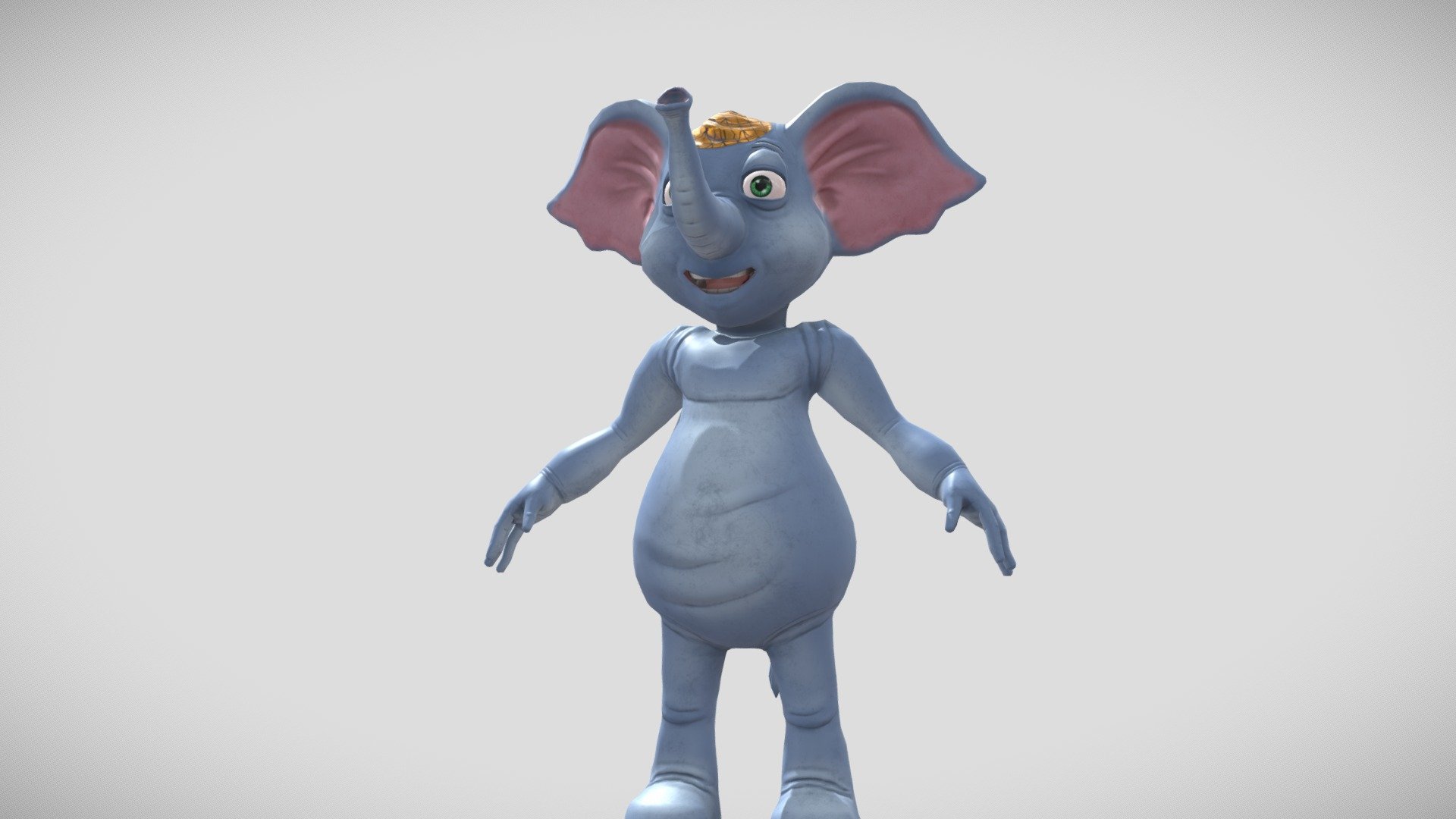 Lowpoly elephant humanoid cartoons character with basic animation clips for games or vedio.  The skeleton naming convention and hierarchy ( 4-spine and 1-neck joint sturcture) are compatiable to Unreal Engine. PBR textures for games engine. Extra FBX file are also perpared for Unity user.
Some more forset animals are coming soon..... 3d model