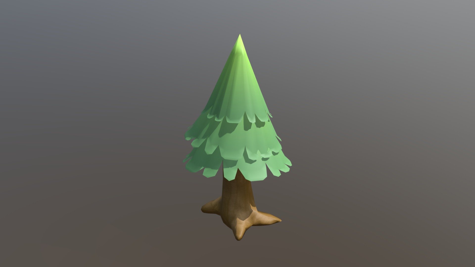 This is a stylized tree made in maya, zbrush, photoshop and substance painter 3d model