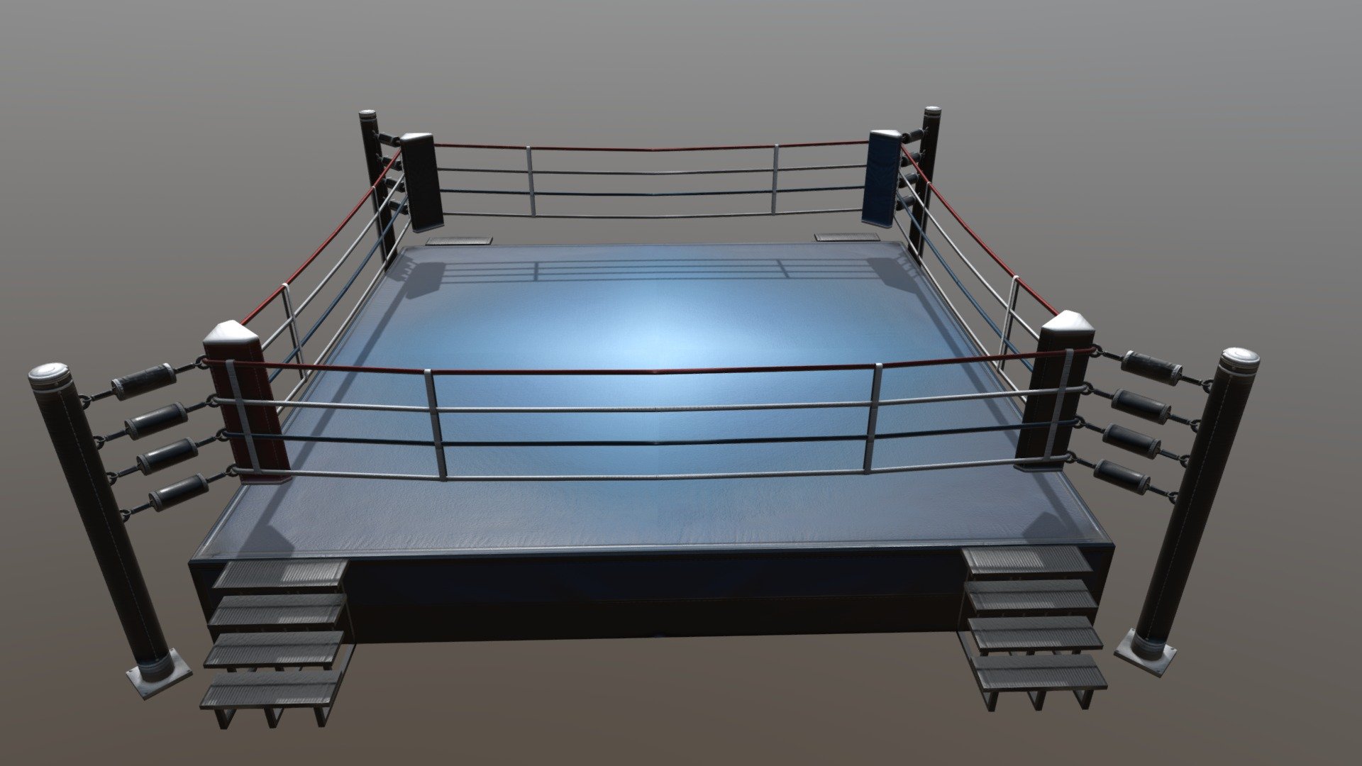 Game Ready PBR Fighting Ring - Fighting Ring - Buy Royalty Free 3D model by Aakash_ExpressGames (@Express_Games) 3d model