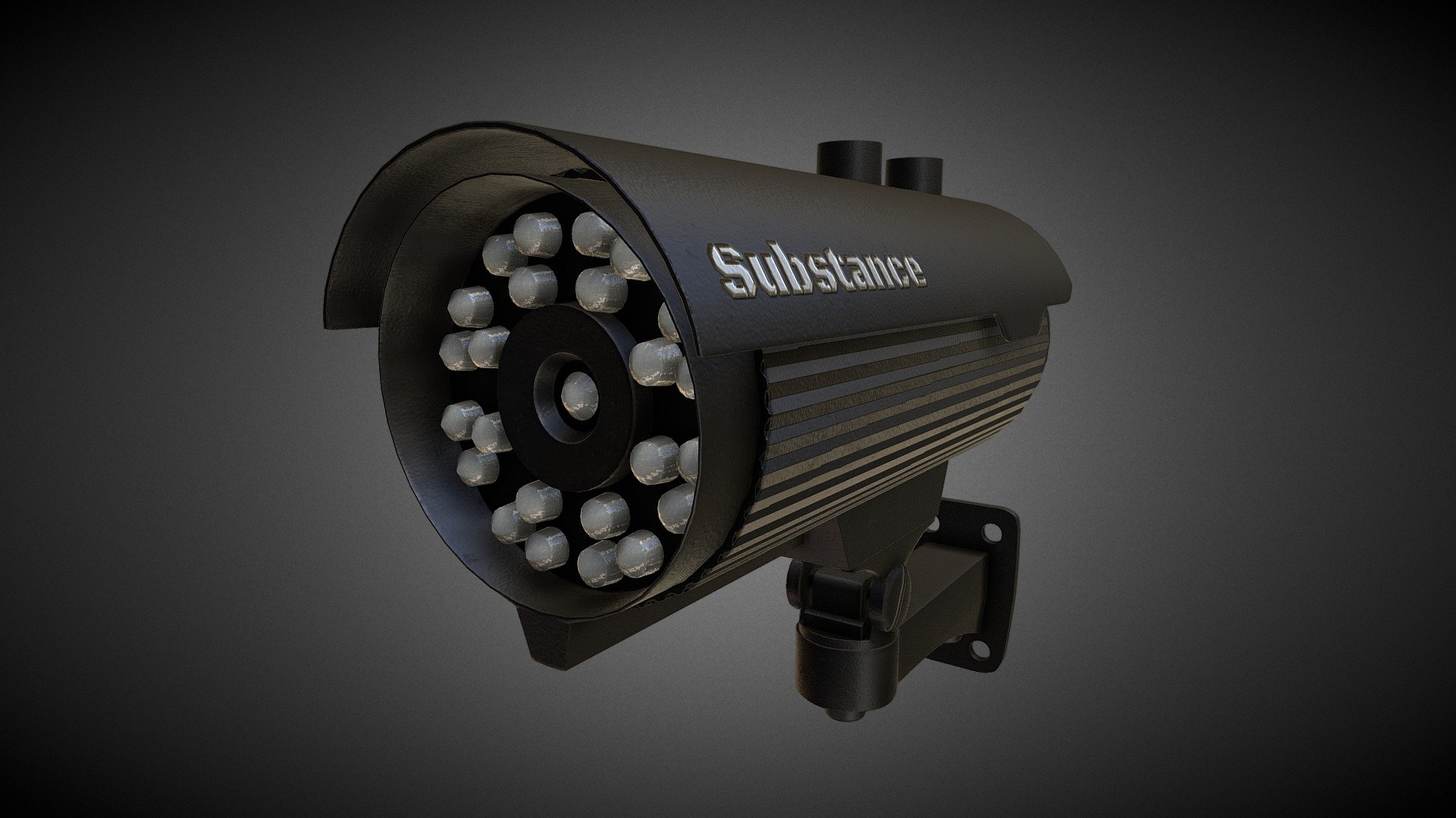 surveillance camera；monitoring camera - security camera - Download Free 3D model by Raelement 3d model