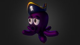 Pirate Octopus octopus, yarr, pirate, sea, matey