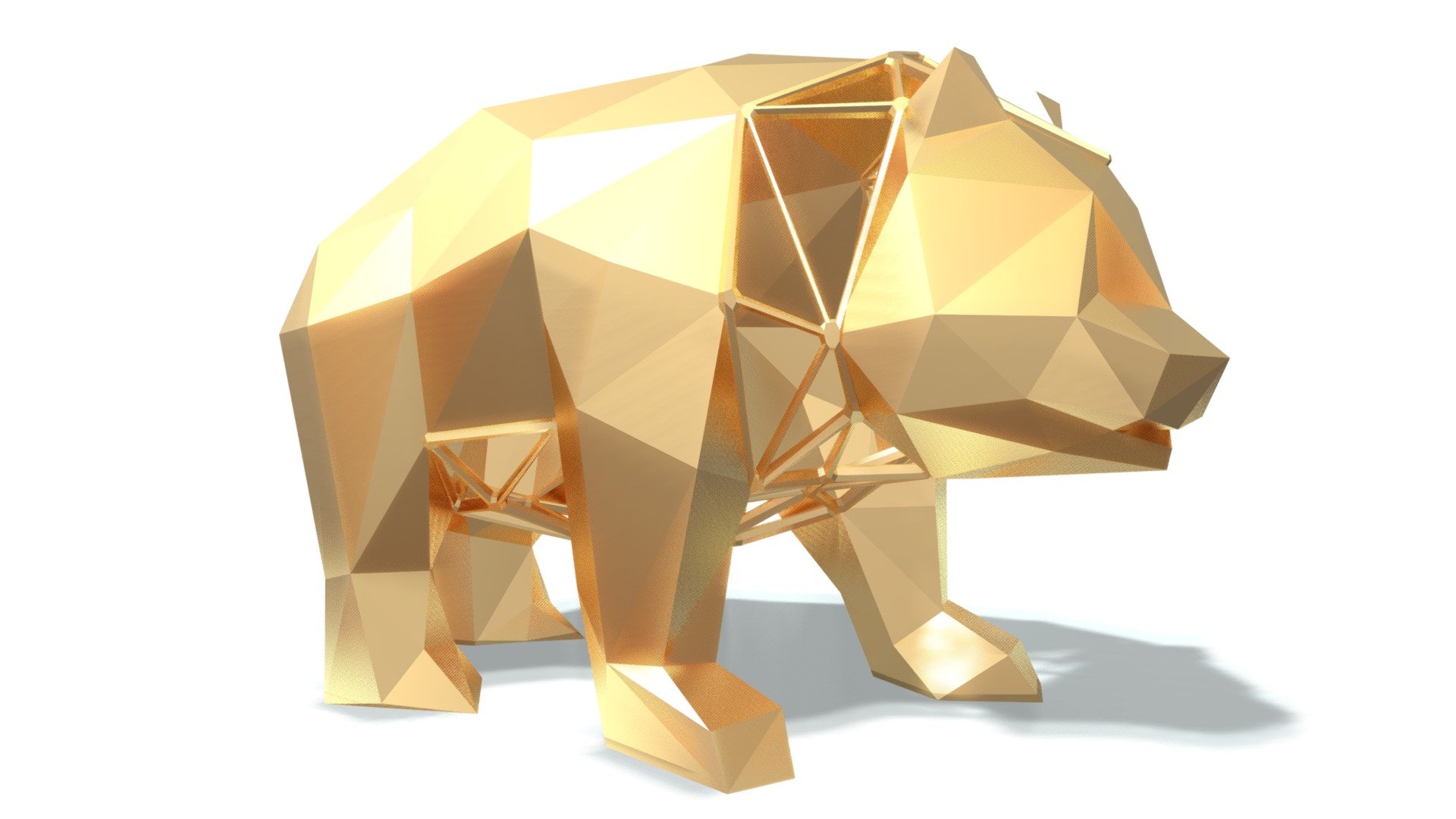 Polygonal 3D Model with Parametric modeling with gold material, make it recommend for :




Basic modeling 

Rigging 

sculpting 

Become Statue

Decorate

3D Print File

Toy

Have fun  :) - parametric panda - Buy Royalty Free 3D model by Puppy3D 3d model
