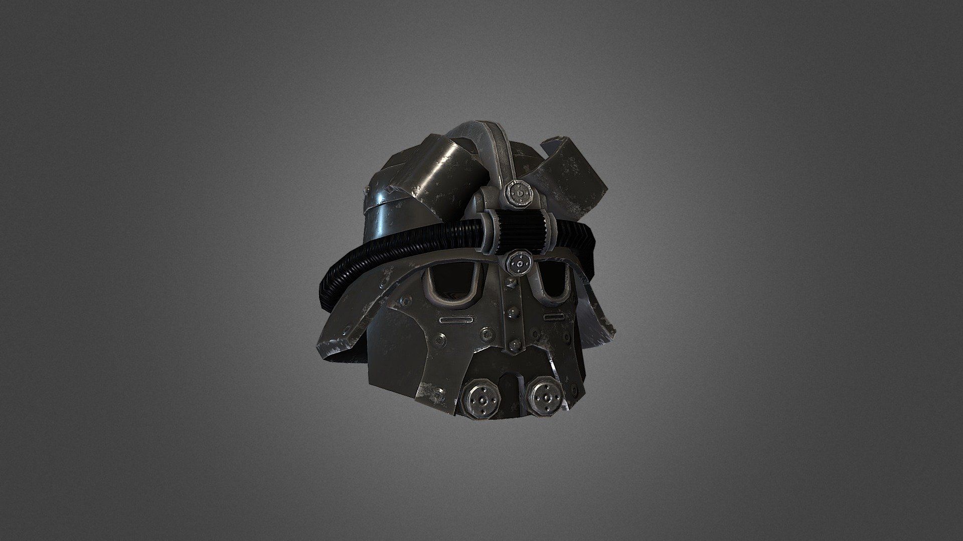 Black Aeronaut Helmet - 3D model by Portalarium 3d model