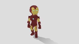 Ironman (Voxel) marvel, ironman, voxel