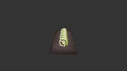 Spice Roll Naruto sushi, photogrammetry