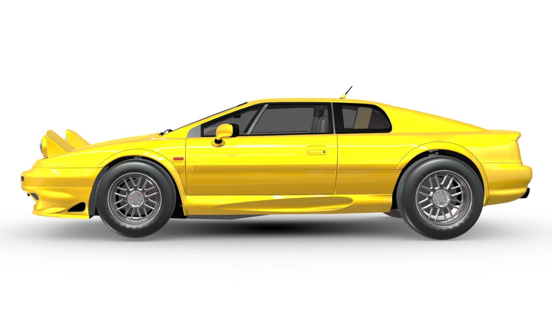Lotus Turbo Esprit - 1982-1988 - 3D model by 3D CAD Engineer (@3DCADengineer) 3d model