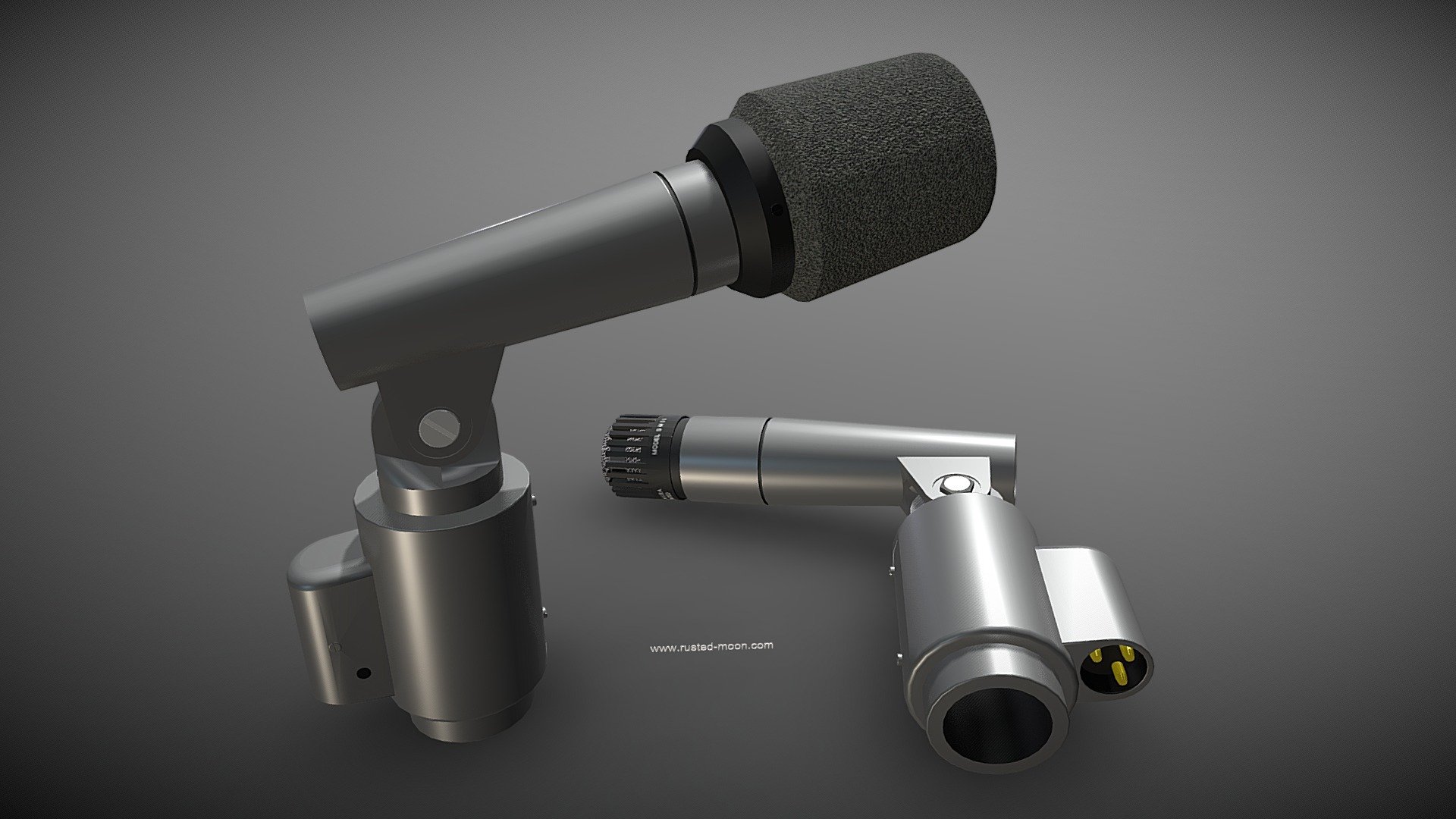 Shure SM-56 condenser vocal microphone used with and without windshield by Neil Young on stage in the 1970s. 

More: http://www.rusted-moon.com

 - Shure SM-56 Vocalist Microphone - 3D model by Rusted Moon (@rusted-moon.com) 3d model