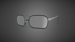 Stylized White Glasses Style 2 eye, frame, household, challenge, retro, parts, lens, reading, glasses, vision, eyeglass, read, eyewear, prescription, eyeglasses, optic, plastic, clothing, black