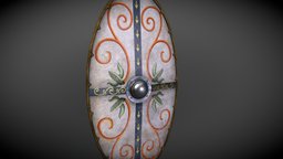 Dacian shield / Escudo dacio rome, dacian, substance, pbr, blender-cycles, shield