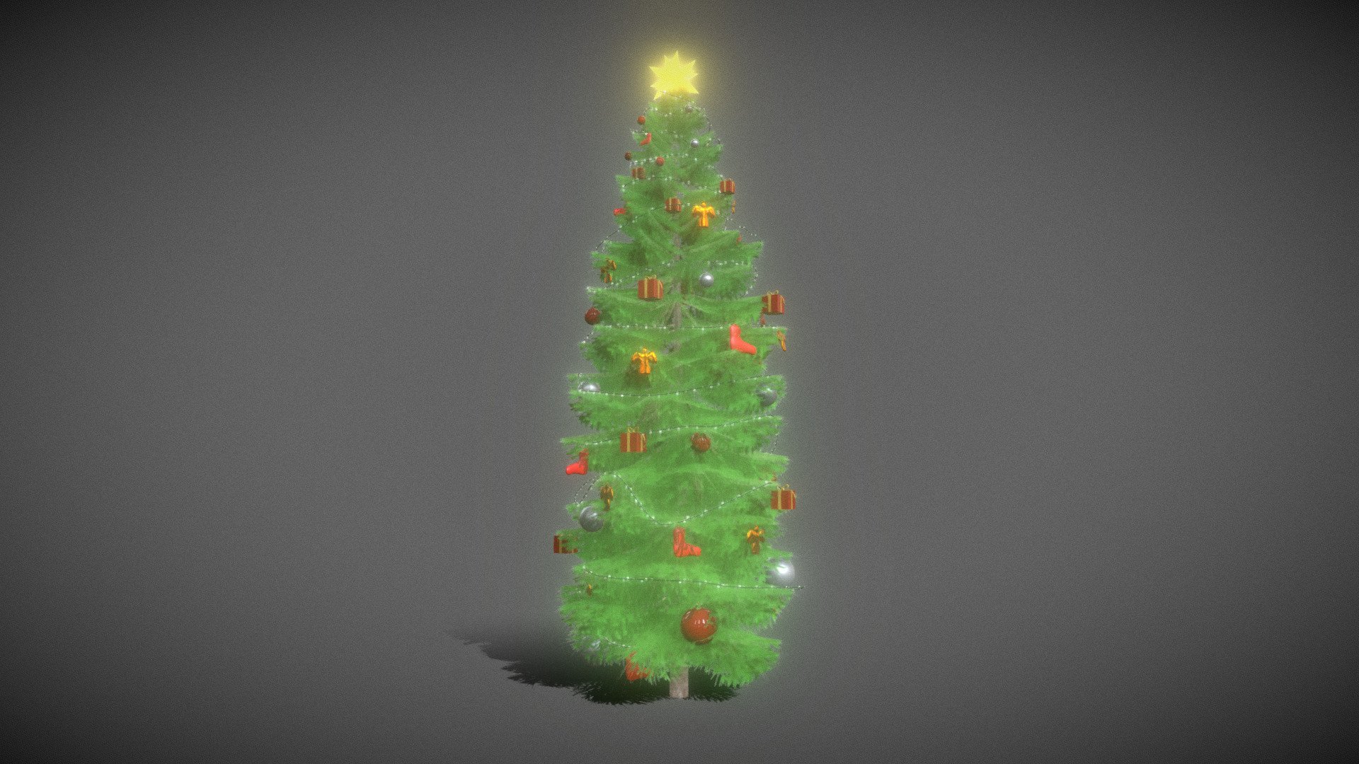 City Christmas Tree (36 Meter) - City Christmas Tree (36 Meter) - Buy Royalty Free 3D model by VIS-All-3D (@VIS-All) 3d model