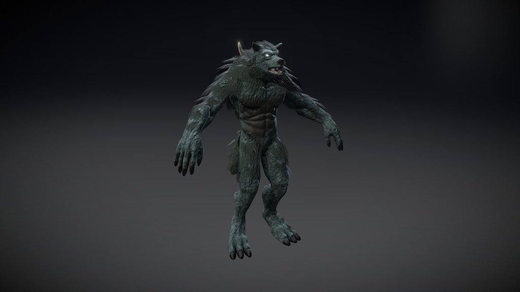 A.S.H.: Werewolf - 3D model by Hroft 3d model