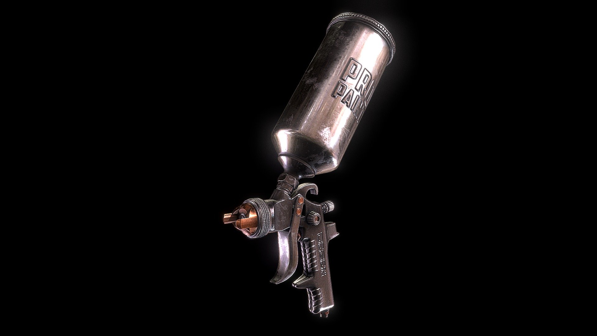 Lowpoly/Mediumpoly model of Paint Spray Gun for Tank Mechanic Simulator-game.

http://tankmechanic.degenerals.com/ - Paint Spray Gun - 3D model by Grzegorz Kozłowski (@grzegorzkozlowski) 3d model