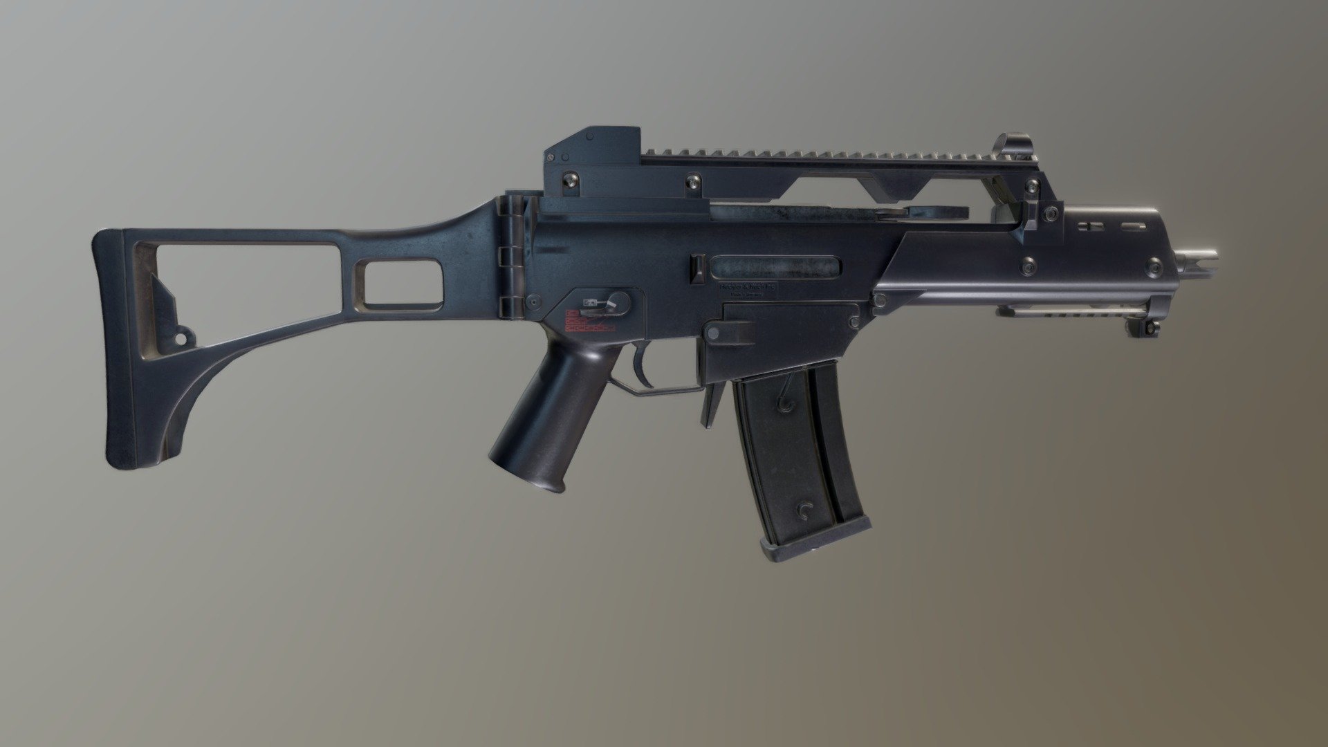 A G36C that I made in 3DS max and Substance Painter 3d model