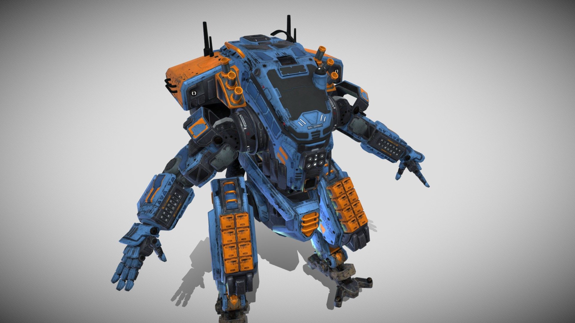 legion Titanfall 2 - 3D model by John7274 3d model