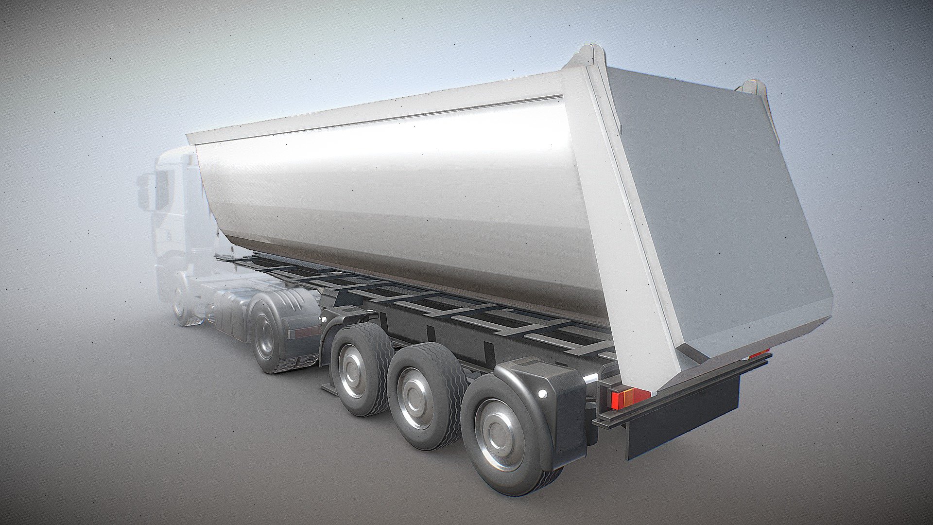 Dump-Truck-Trailer (WIP-1) - Dump Truck Trailer (WIP-1) - 3D model by VIS-All-3D (@VIS-All) 3d model