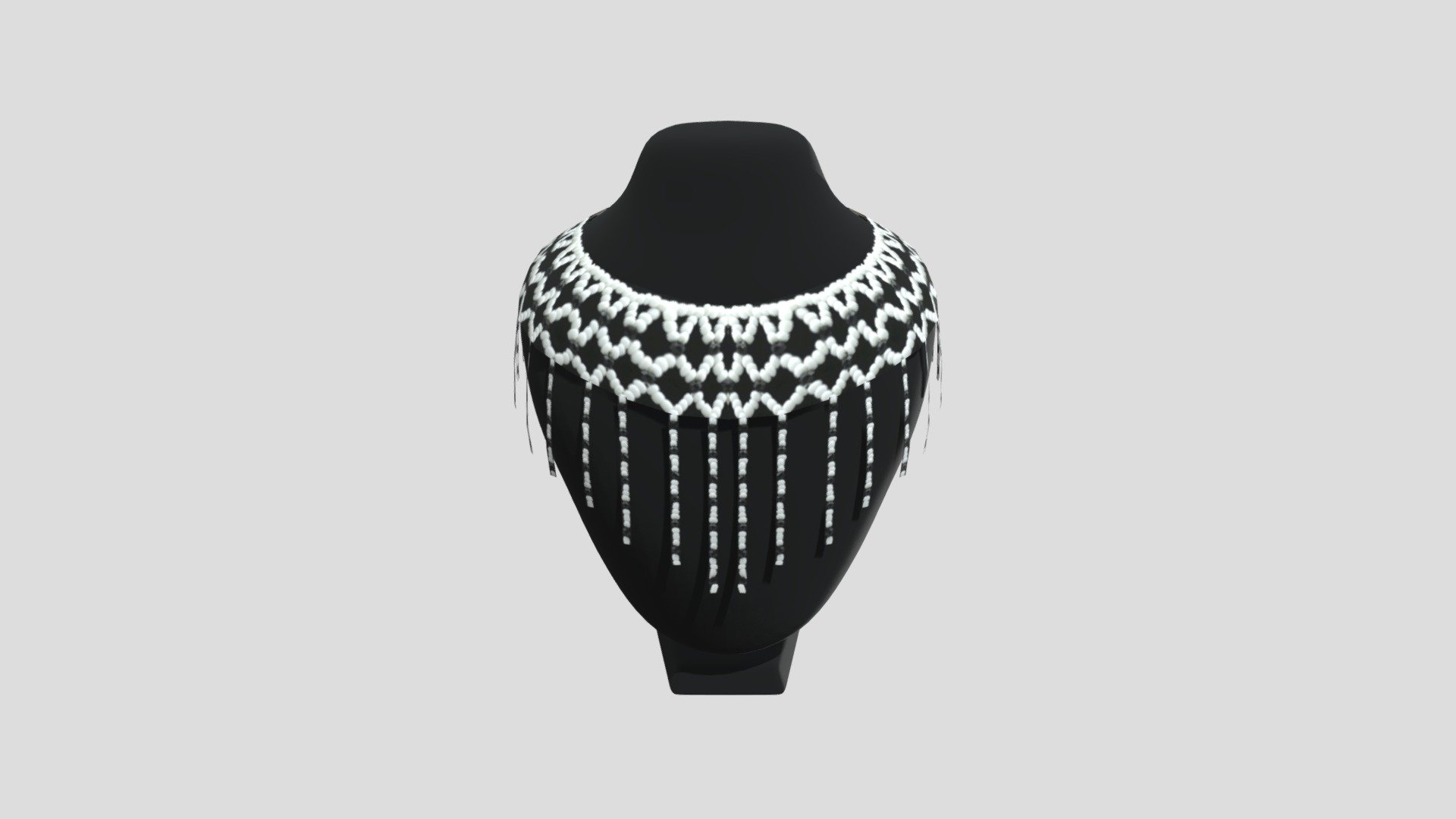 SARAWAK BEADS NECKLACE - Download Free 3D model by eeelabvisual 3d model