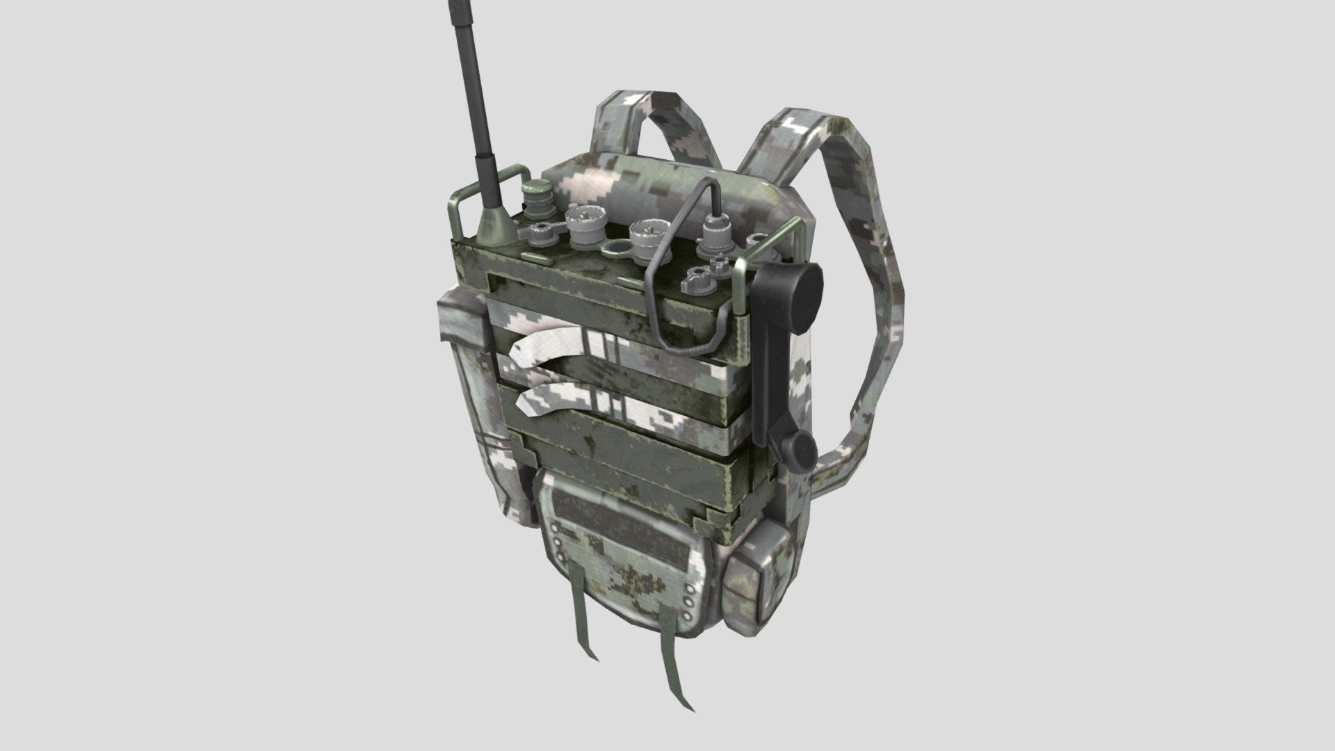 This model was used in Brita’s Armor pack mod (Project Zomboid) - AN/PRC-77 Radio Man Pack - 3D model by BRITA74 3d model