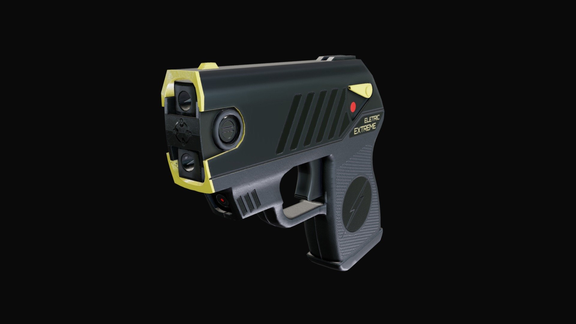 This is a lowpoly taser gun ( without real brands , so you can use in your game)




2k Textures

Separeted parts to animate , Ready to animate.

Bullet model is separated for the gun. So you can turn into a collectable object in your game.

This model is inspired by &ldquo;Taser Pulse