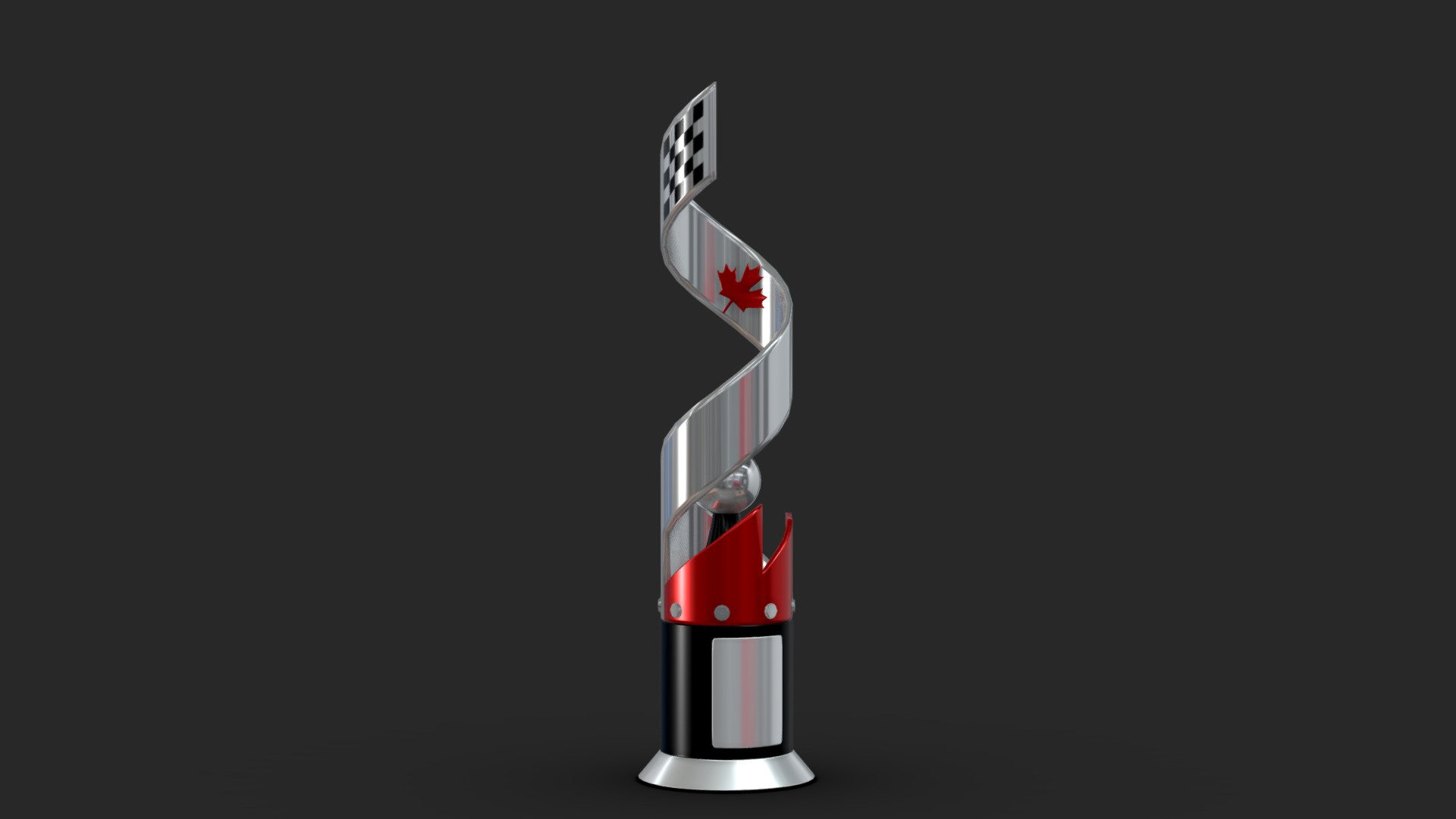 F1 Canadian Trophy 3D - Buy Royalty Free 3D model by Shin Xiba 3D (@Xiba3D) 3d model