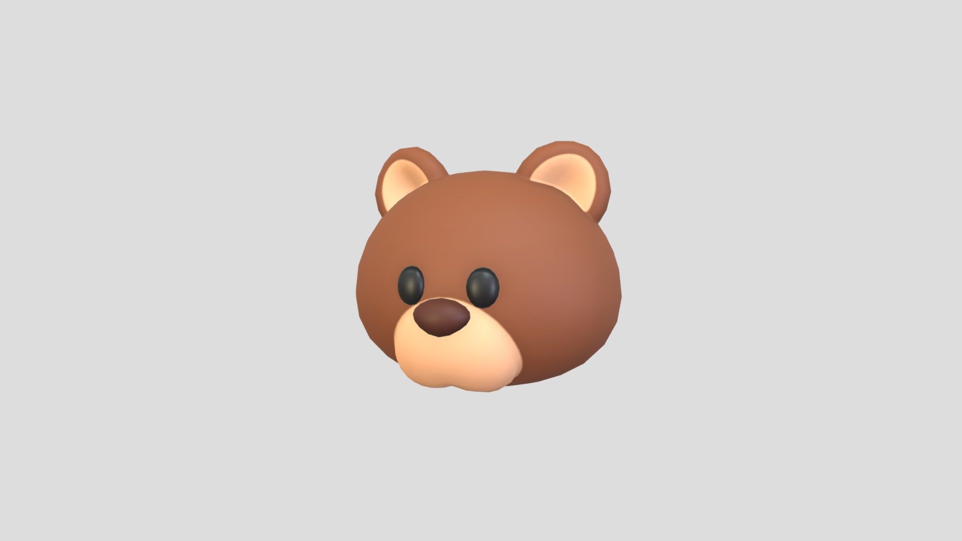 Bear Head 3d model.      
    


File Format      
 
- 3ds max 2021  
 
- FBX  
 
- OBJ  
    


Clean topology    

No Rig                          

Non-overlapping unwrapped UVs        
 


PNG texture               

2048x2048                


- Base Color                        

- Roughness                         



992 polygons                          

1,021 vertexs                          
 - Prop124 Bear Head - Buy Royalty Free 3D model by BaluCG 3d model