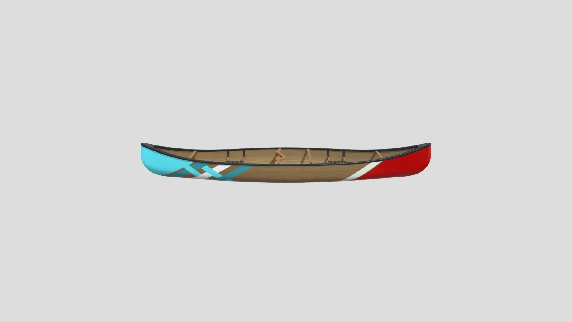 Canoe - Download Free 3D model by AR Quick Look USDZ (@pewcus-tunbek-4Buvso) 3d model