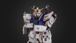 RX-79 Gundam Ground Type bot, mecha, hoi4, rx-79, low-poly, gundam, anime