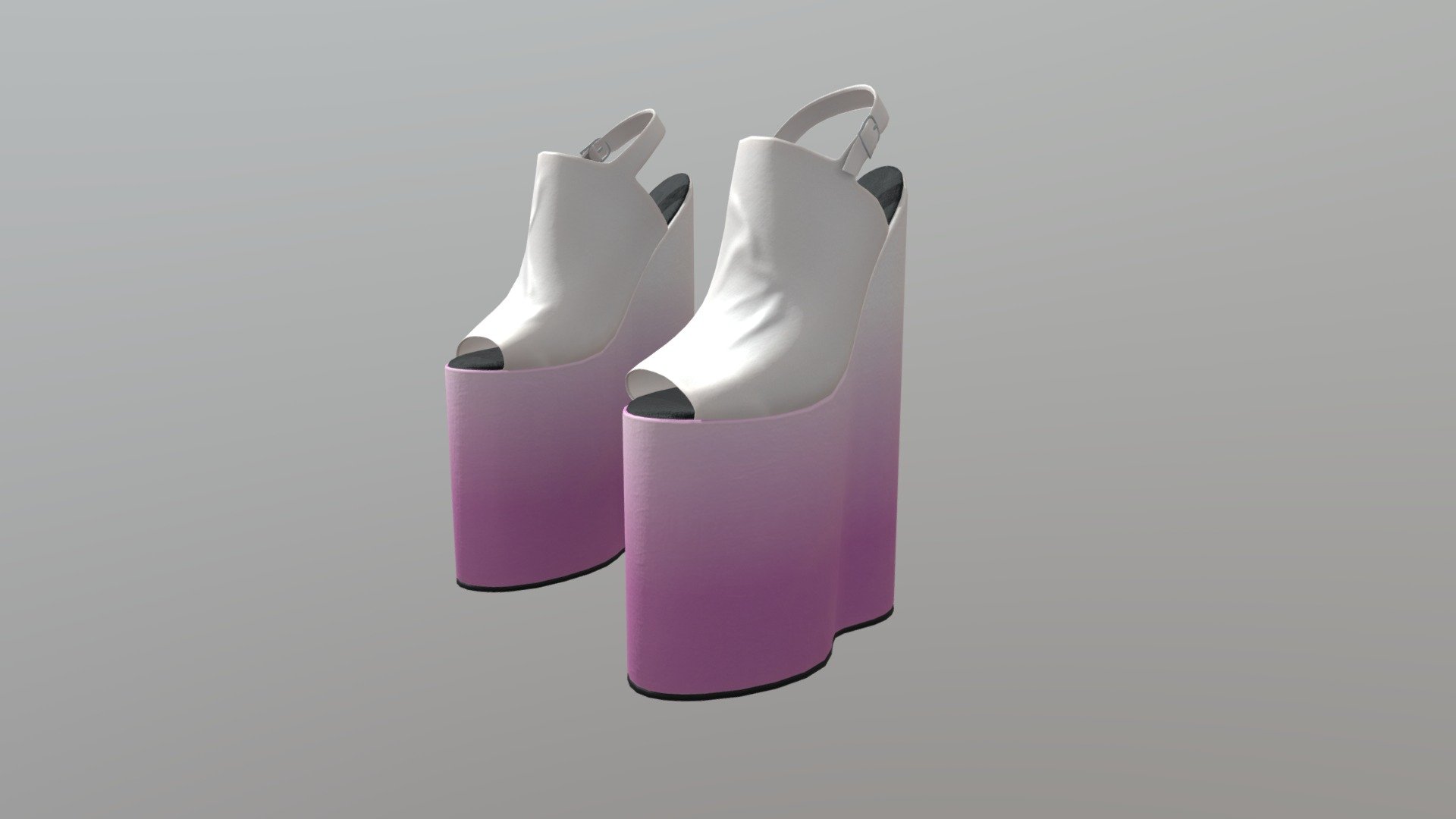 A 3D preview of VapeQ’s BBG Heels VRChat asset . This Model is hosted in Sketchfab as a preview render to be embedded into the sales page 3d model