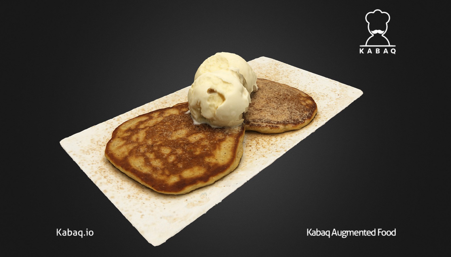 IceCream Pancake by Rue B Jazz Bar - IceCream Pancake by Rue B Jazz Bar - 3D model by QReal Lifelike 3D (@kabaq) 3d model
