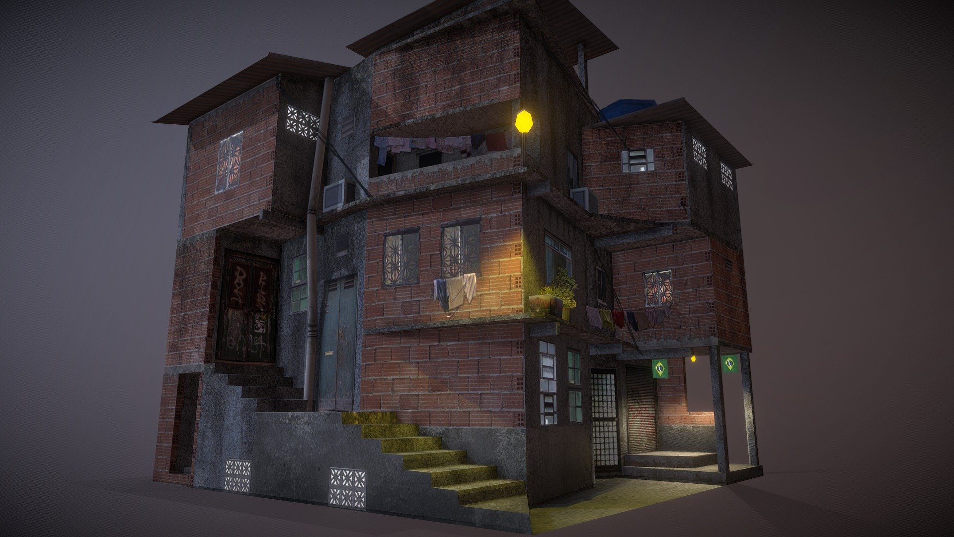 Favela - 3D model by Taemoor (@taemee) 3d model