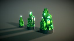 Crystals mining, crystal, crystals, gem, ore, collectable, mineral, downloadable, 3dprint, stone, free, rock