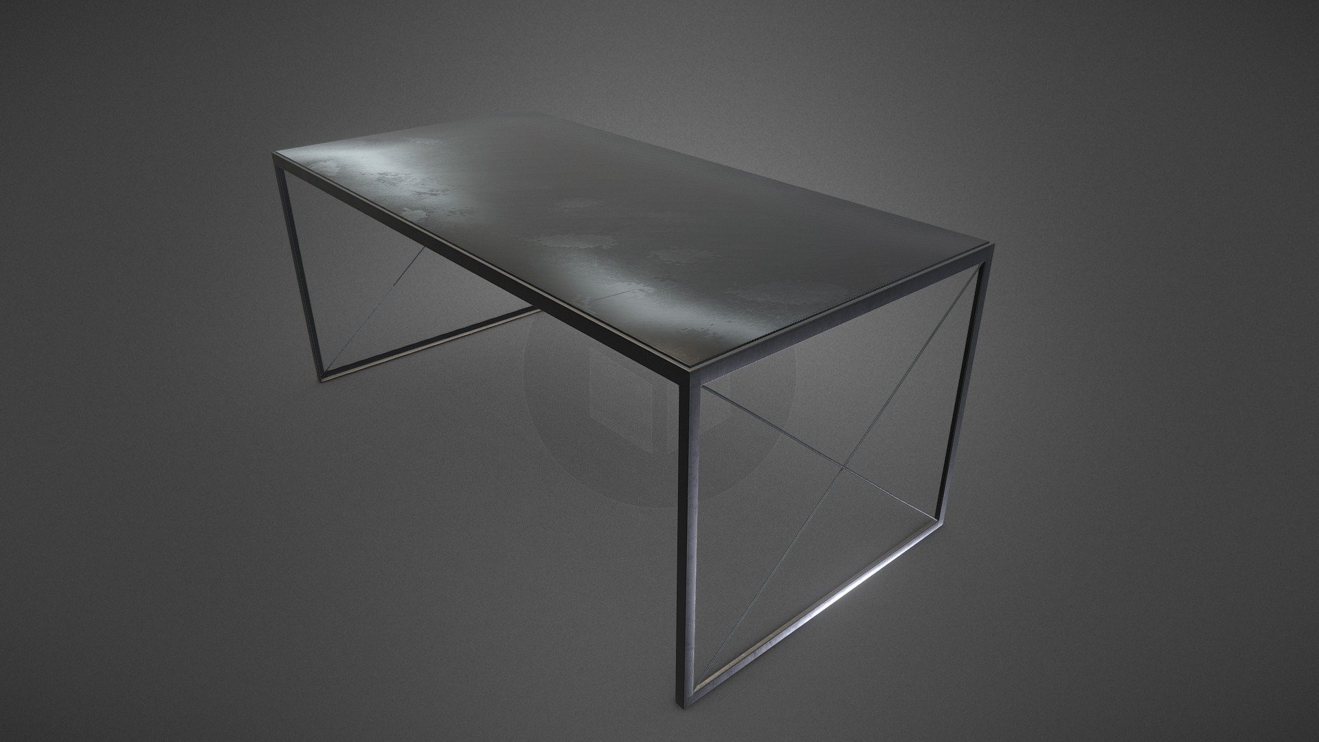 3D model of a Metal Table.

3D Models:

Formats included : .FBX .OBJ

Textures:

Created with Substance Painter.

1*4K 8-bit PNG format.

PBR Metal/Roughness standard 3d model