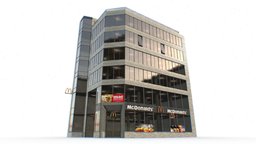 Copenhagen Office Building office, modern, realistic, copenhagen, mcdonalds, game, 3d, home, building, gameready