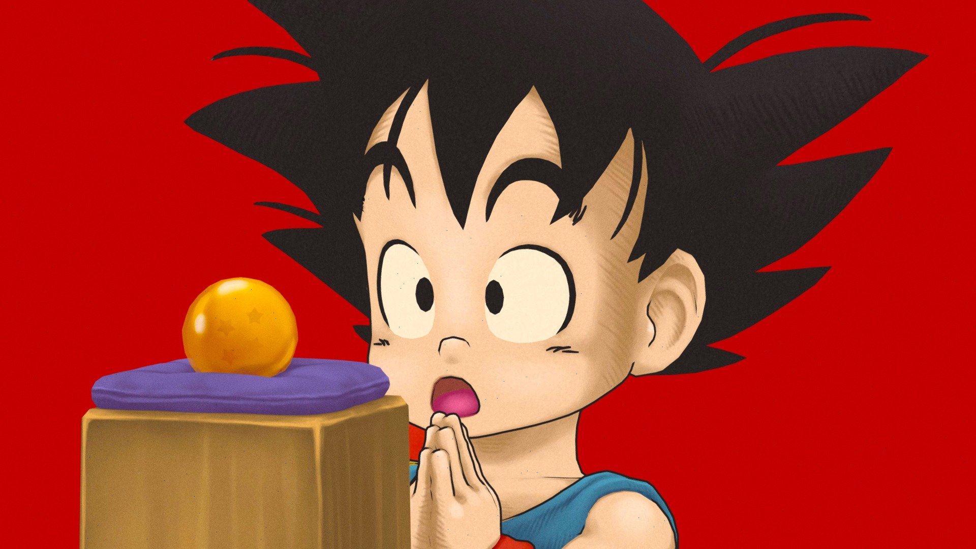 Goku talking to his grandfather 3d model