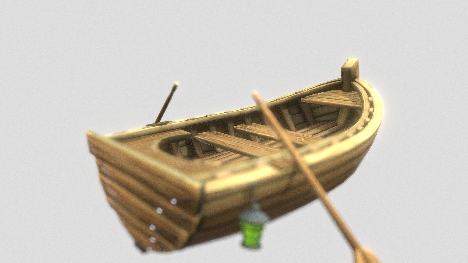 This Rowing Boat in hand-painted style is excellent for any kind of RPG, survival, VR, exploration, or adventure game.




•Details:

•The lamps and oars are separate/parented objects so they can be animated or removed easily.



Polys: 3610

Verts: 3676





The model includes a 4096 x 4096 hand-painted texture.




Feel free to contact me for info or suggestions 3d model