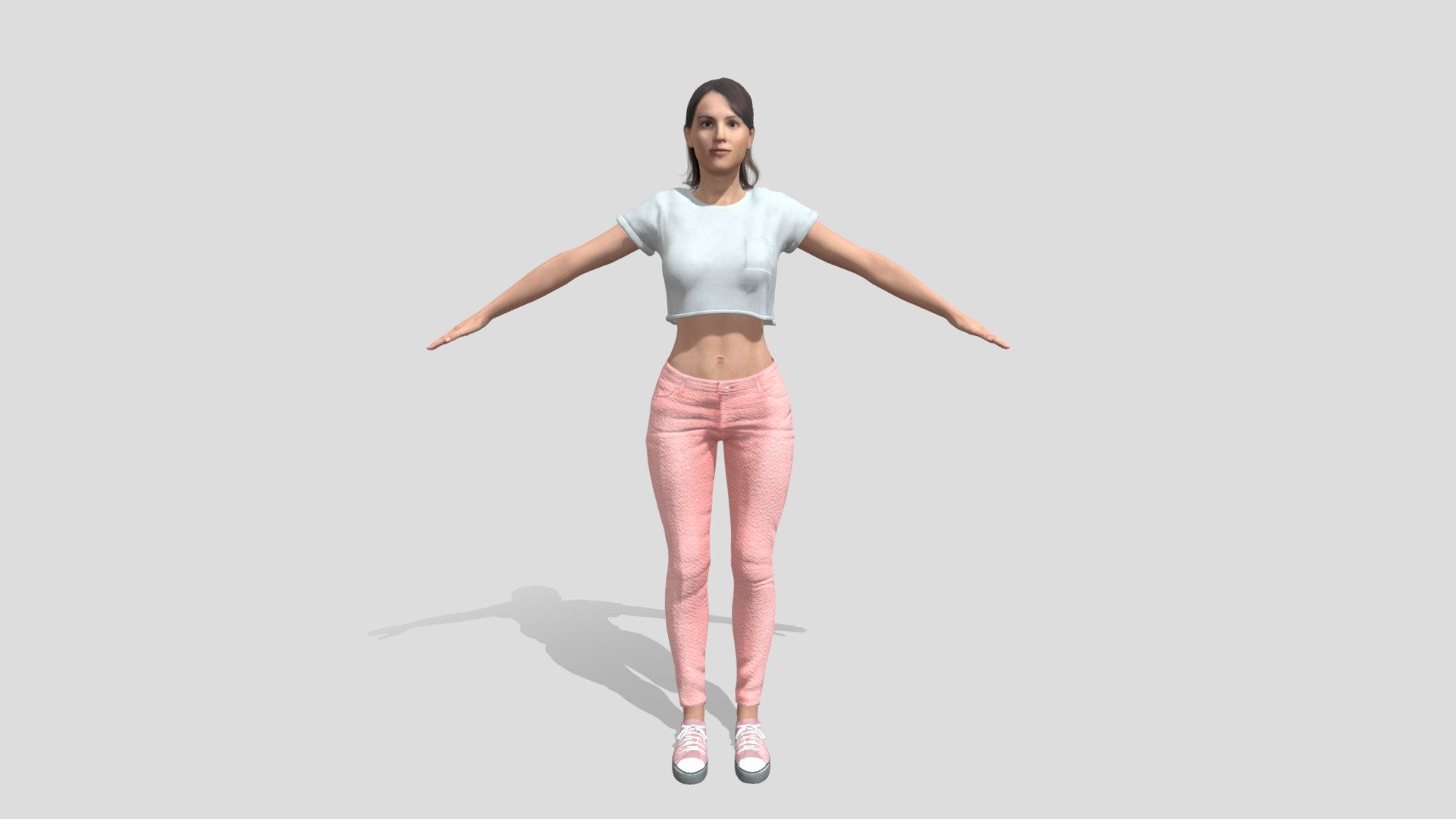 Created on Character Creator and export in FBX file.

To buy this, please contact b.gracadesign@hotmail.com - Kimberly - Original Pink Power Ranger - 3D model by bgraca 3d model