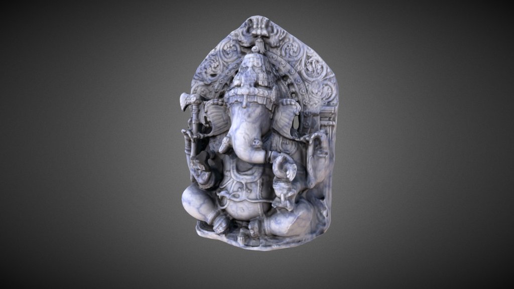 Published by 3ds Max - Marble Ganesha Low Poly - Download Free 3D model by Francesco Coldesina (@topfrank2013) 3d model