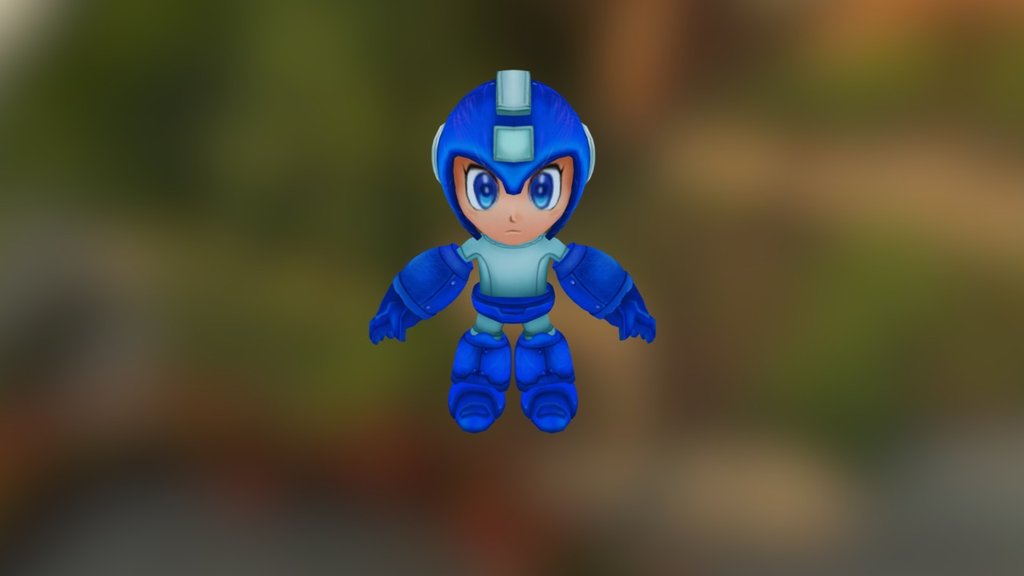 Megaman - 3D model by hoamomcho_qd 3d model