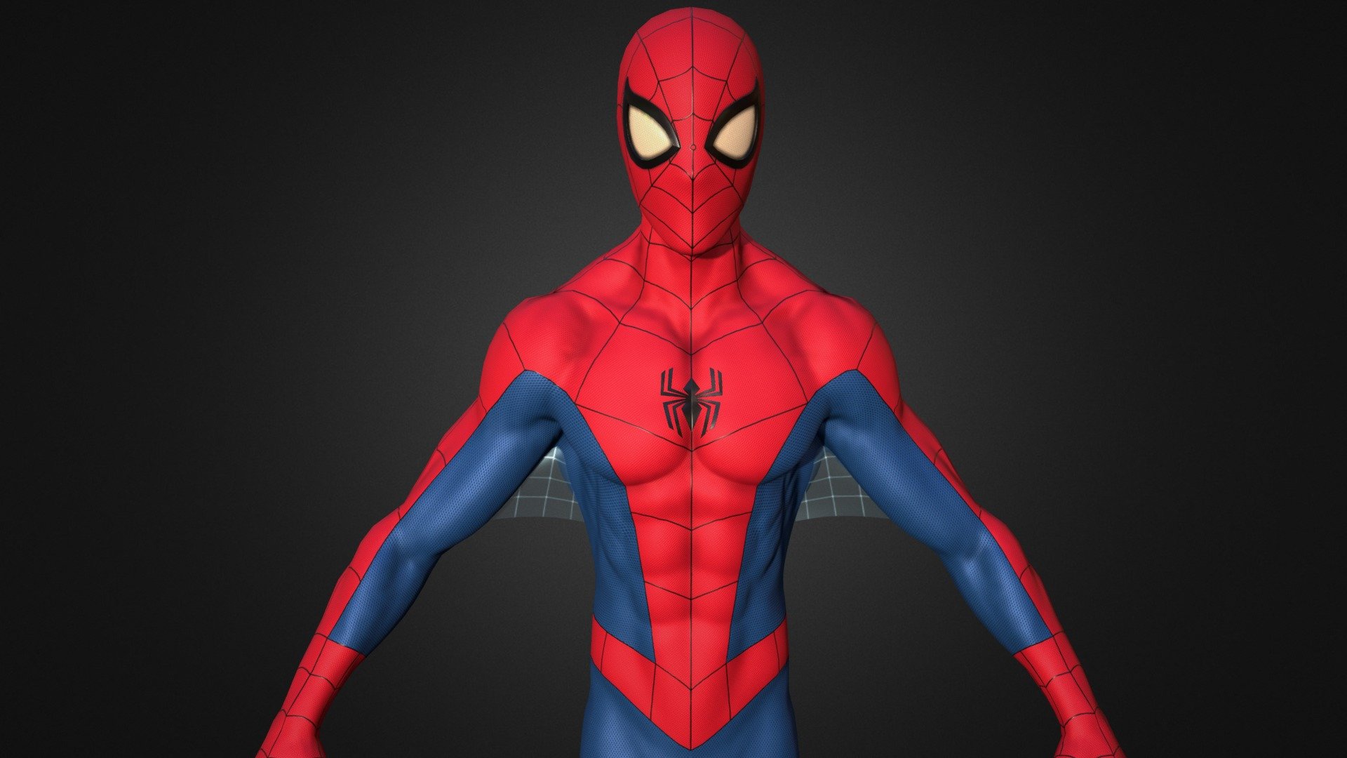 Spiderman comic books character published by Marvel Comics.




Model was made on Maya, Zbrush, substance painter and Blender . 

This model inspired by The Spectacular Spider-Man suit

The model has a  The Spectacular Spider-Man suit

High quality texture work.

The model come with complete 4k textures and BlENDER, FBX, MTL And OBJ file formats 

The model has 2 materials 1 material contains 6 maps Basecolor, Roughness,Metalness, Normal, Opacity and Ao and 2nd contains Basecolor, Roughness,Metalness, Normal, and Ao

All textures and materials are included and mapped. (4k resoulutions)

No special plugin needed to open scene

The model can be rigg easily
 - Spectacular Spider-man - Buy Royalty Free 3D model by AFSHAN ALI (@Aliflex) 3d model